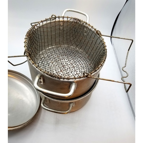 Vintage Leyse Product #2573 3 Piece Steamer 2 Quart - Picture 3 of 6